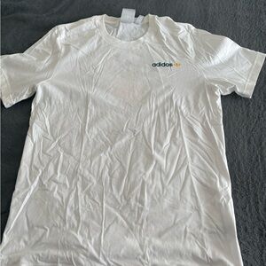 Adidas White Short Sleeve Tee